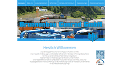Desktop Screenshot of brunnenbau-conrad.net